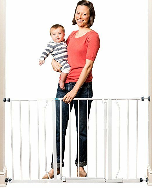 Regalo Easy Open Extra Wide Pet Pets Baby Babies Child Proof Metal Safety Gate