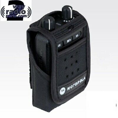 Real Motorola Minitor Vi 6 Pager Pmln6725a Protective Nylon Carry Case (vhf Uhf)